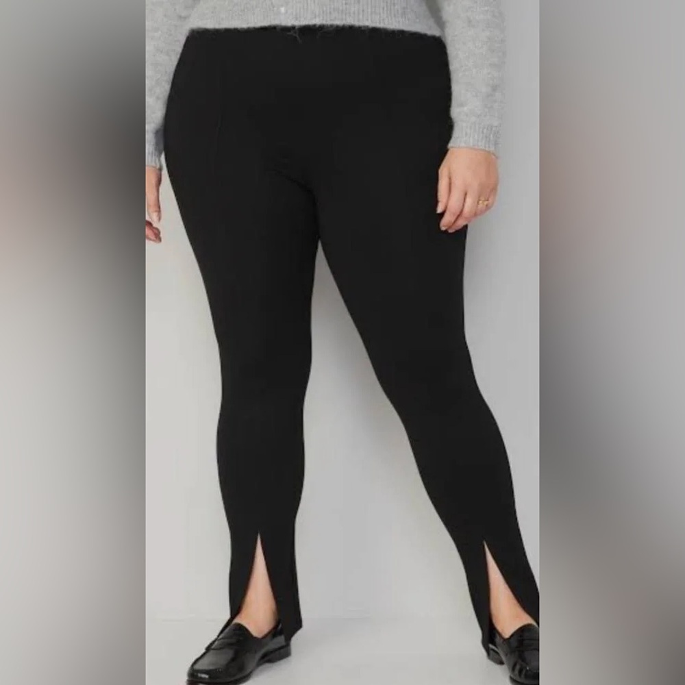 Old Navy Extra High Waist Stevie Skinny Split Hem Ponte XL